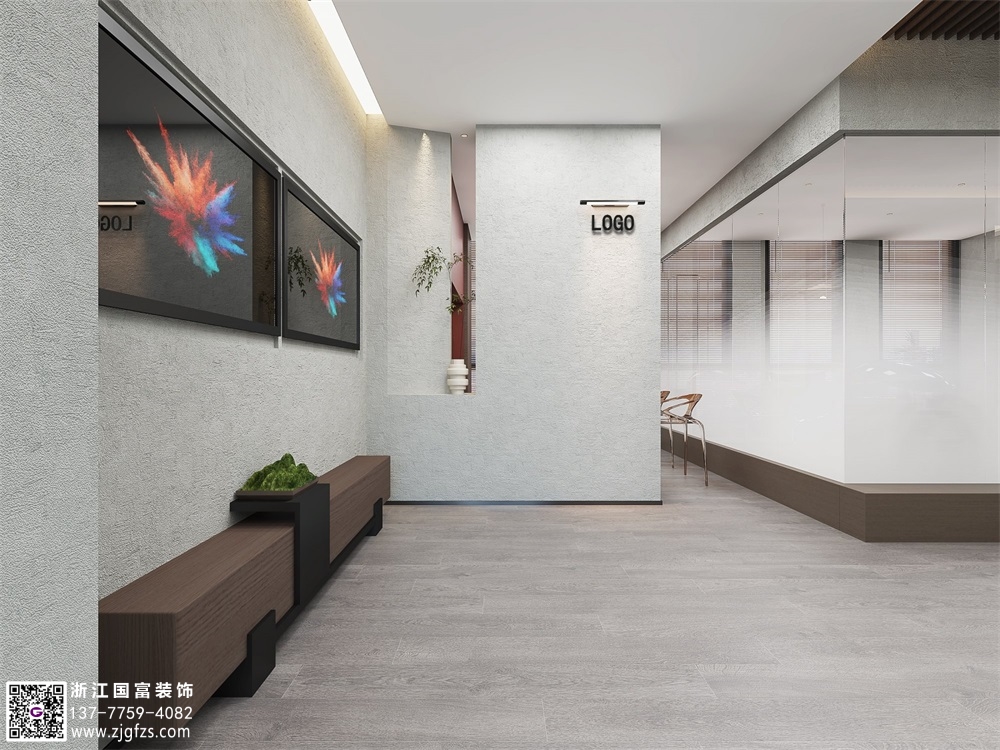 水泥灰極簡風(fēng)辦公室設(shè)計(jì)是怎樣的？